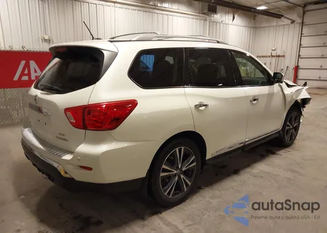 2018 Nissan Pathfinder Platinum from USA, damaged, VIN 5N1DR2MM3JC608753